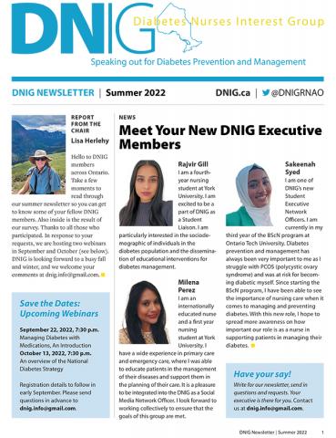 DNIG Newsletter - Summer 2022