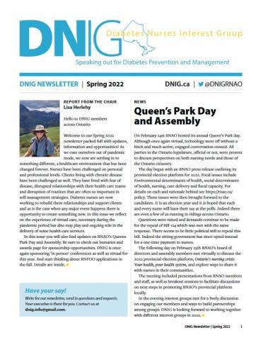 DNIG Newsletter - Spring 2022